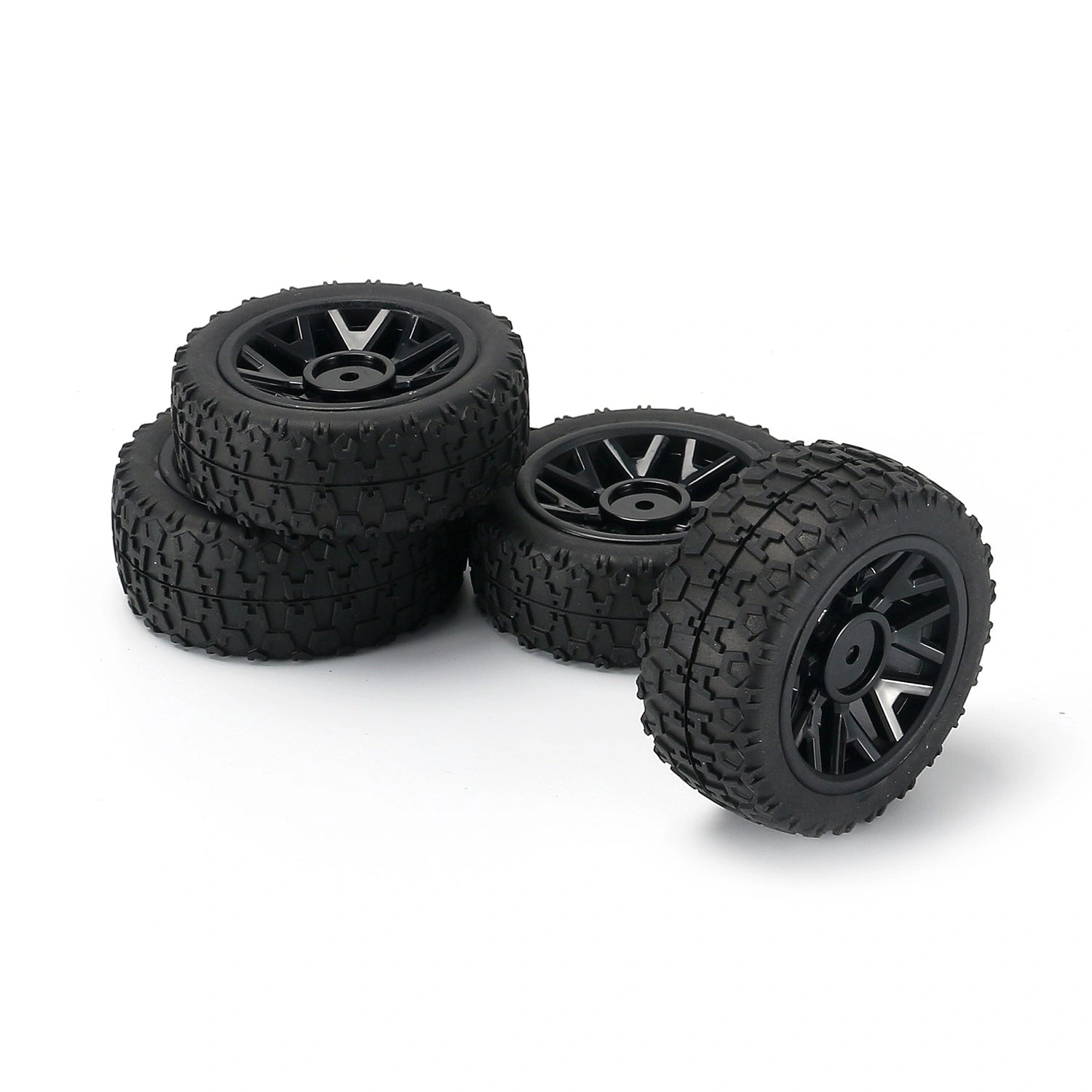 1/14 Buggy Pre-mounted Tire (4 PCS), Wheel Replacement